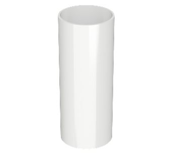 Труба водосточная 1,5 м Люкс (Lux) Пломбир